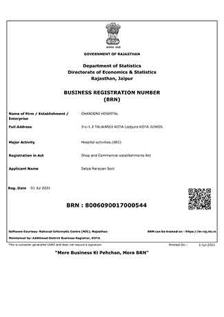 BRN Certificate